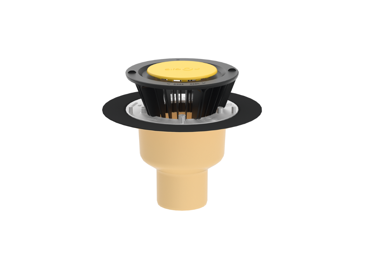 Wpust dachowy TRENDY z kołnierzem zaciskowym